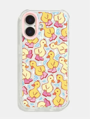 Refined Texture Duckling Wellies Shock iPhone Case