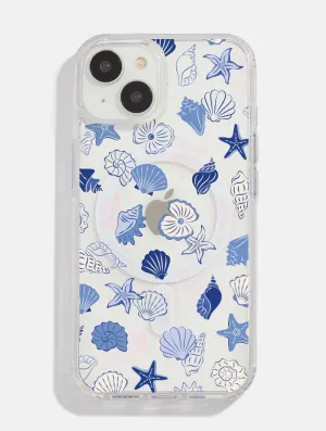 Strong Frame Flexible Grip Form Sea Shells MagSafe iPhone Case