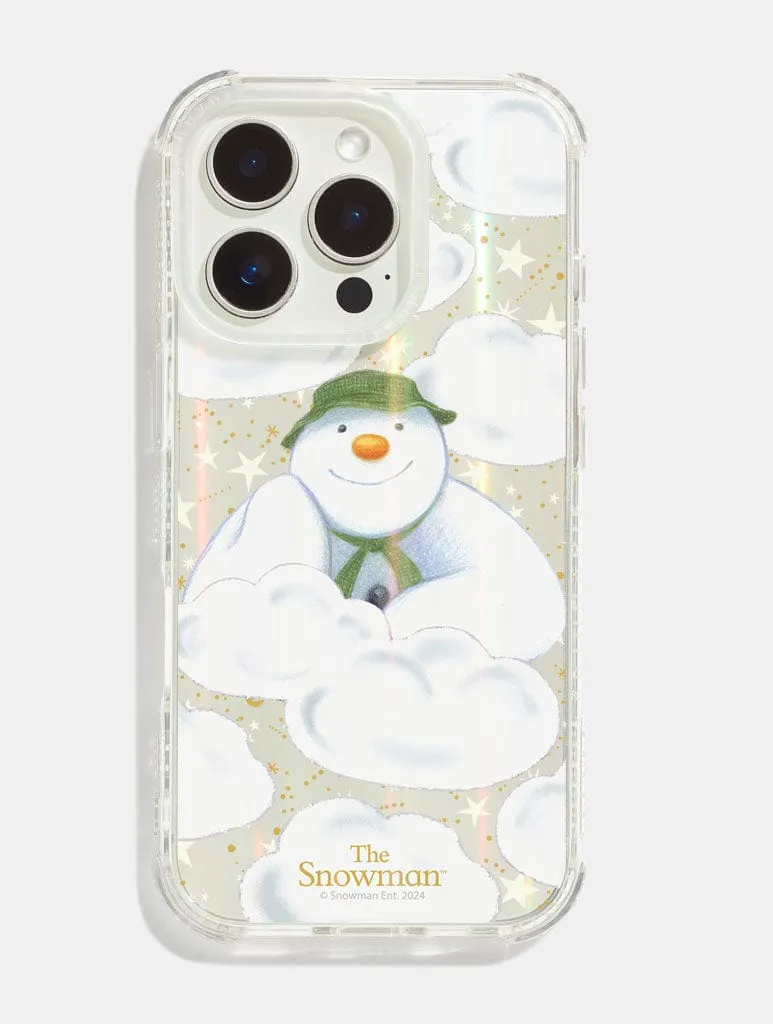 Sleek Detail The Snowman Clouds Shock iPhone Case