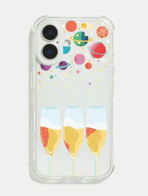 Champagne Supernova In The Sky Shock iPhone case Pocket Friendly Protective Frame