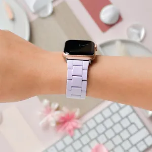 Luxe White Apple Watch Strap Stylish Daily Fit