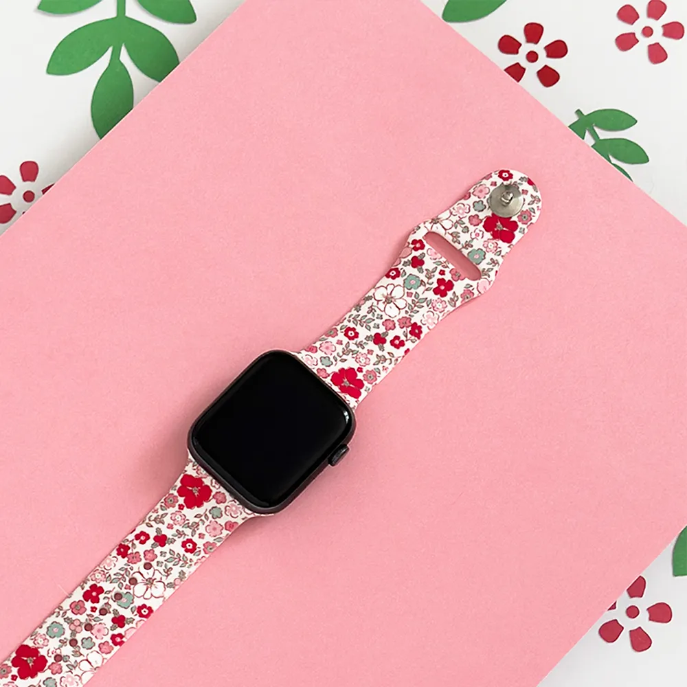 Outdoor Performance Cute Flowers Apple Watch Strap