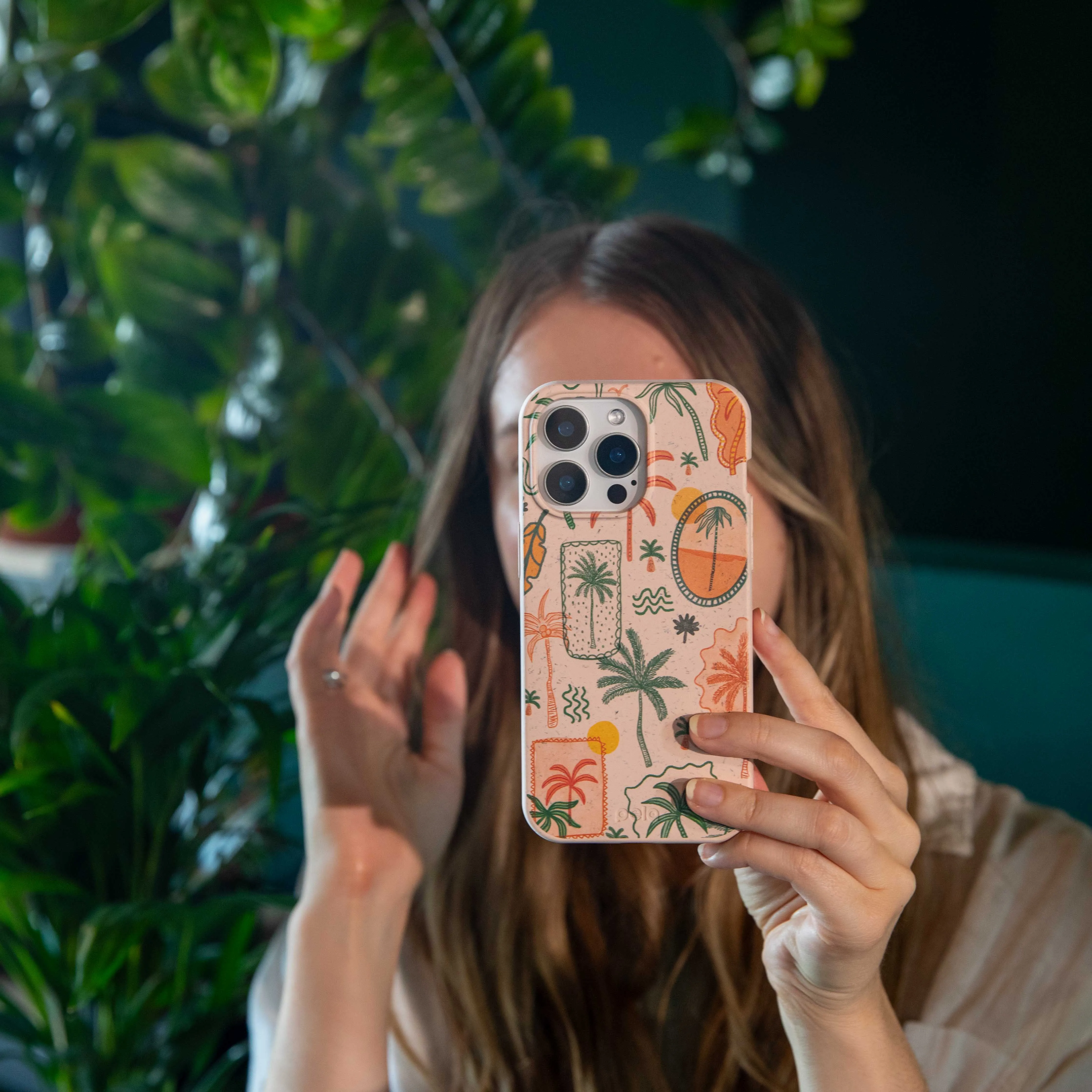 Seashell Palmography iPhone 17 Case Hybrid Form Modern Design