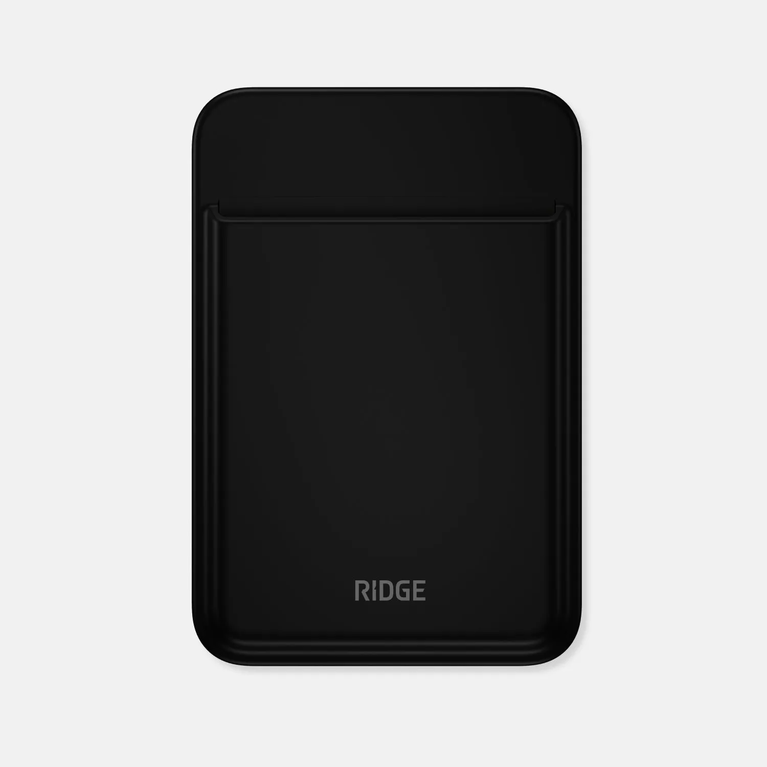 Smooth Pocket Holder Fast Grab Wallet MagSafe Cardholder - Matte Black