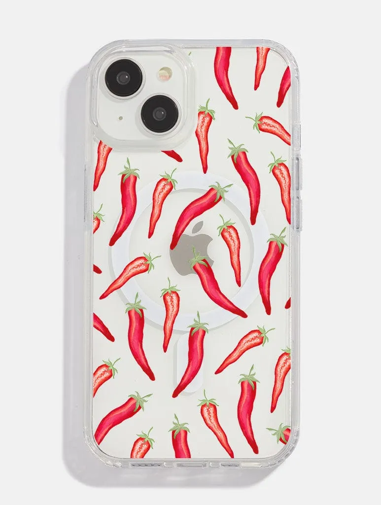 Painted Chillies MagSafe iPhone Case Protective Detailing Tough Exterior