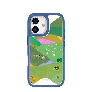Clear Farm Tales iPhone 17 Case With True Blue Ridge (MagSafe included) Stylish frame
