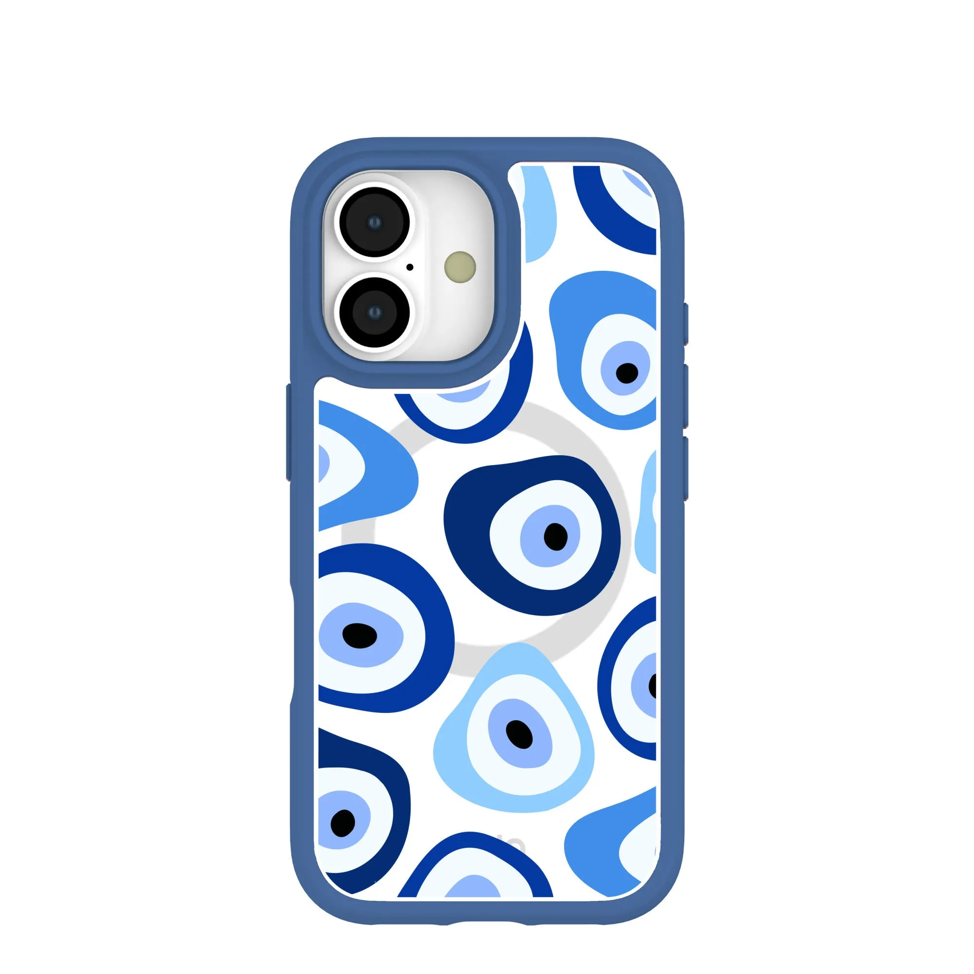 Clear Evil Eye iPhone 17 Case With True Blue Ridge (MagSafe included) Light Shield Ultra light