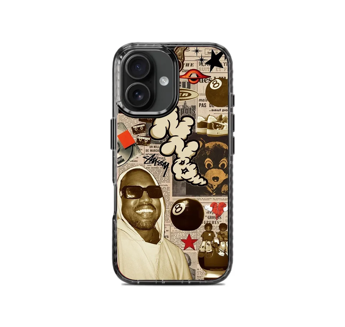 Kanye Stussy Y2K Stride 2.0 Phone Case Cover Vivid Design Texture Impact Resistant