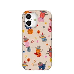 Seashell Cat Clowns iPhone 17 Case Durable Texture Comfort Shape