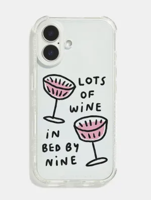 Lauren Emmett x Skinnydip Lots Of Wine Shock iPhone Case High-End Detail