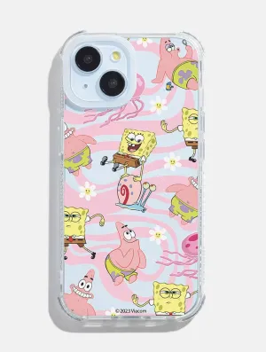 SpongeBob x Skinnydip Swirl Shock iPhone Case Premium Touch Impact Resistant
