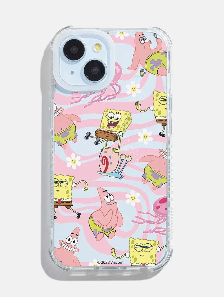 Raised Edges SpongeBob x Skinnydip Swirl Shock iPhone Case