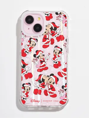 Casual Look Disney Christmas Mickey & Minnie Shock iPhone Case