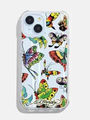 Everyday Use Ed Hardy x Skinnydip Tattoo Butterfly Shock iPhone Case