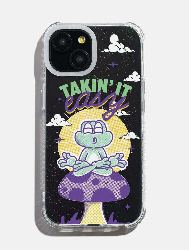 Polished Texture Design Compact Look Eddy Jessop x Skinnydip Takin' It Easy Shock iPhone Case