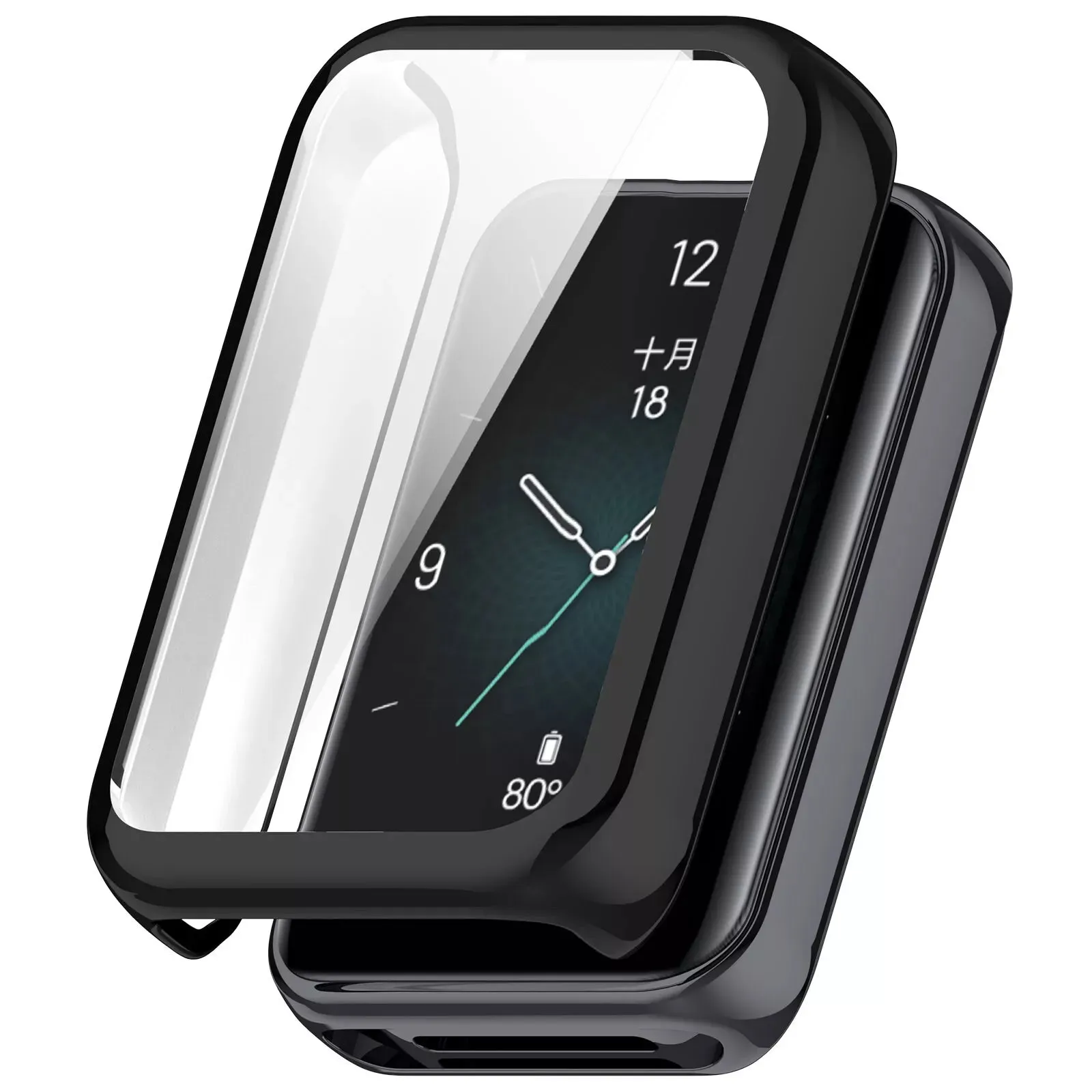 Honor Band 9 TPU Case (Black) Scratch Resistant Shell