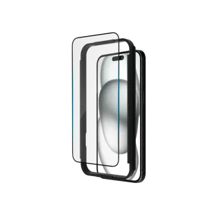 affordable screen protector rugged outdoor protector iPhone 15 Plus Tempered Glass Screen Protector