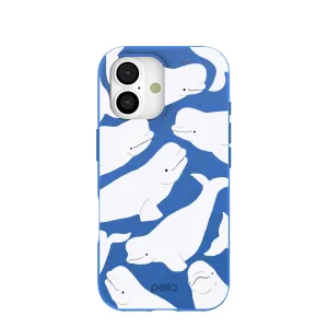 Protective Corners Luxury Grip Electric Blue Belugas iPhone 17 Case
