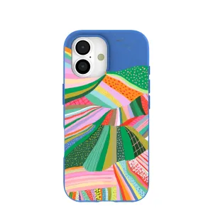 Scratch Barrier Electric Blue Bloomstatic iPhone 17 Case