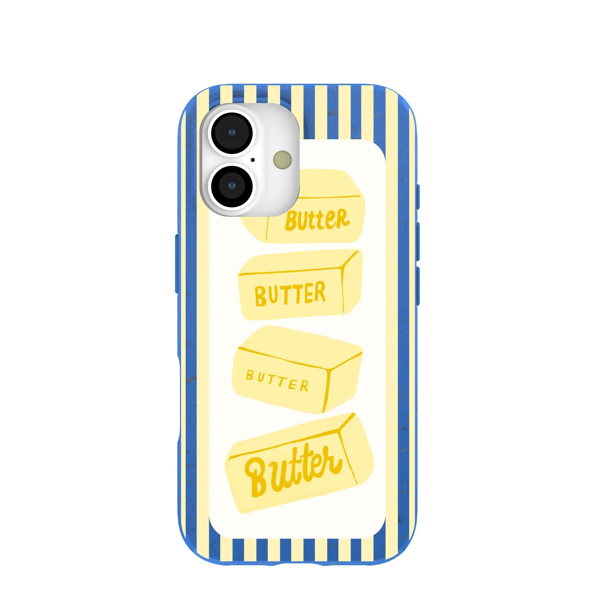 Lightweight Shell Electric Blue Butter Bars iPhone 17 Case