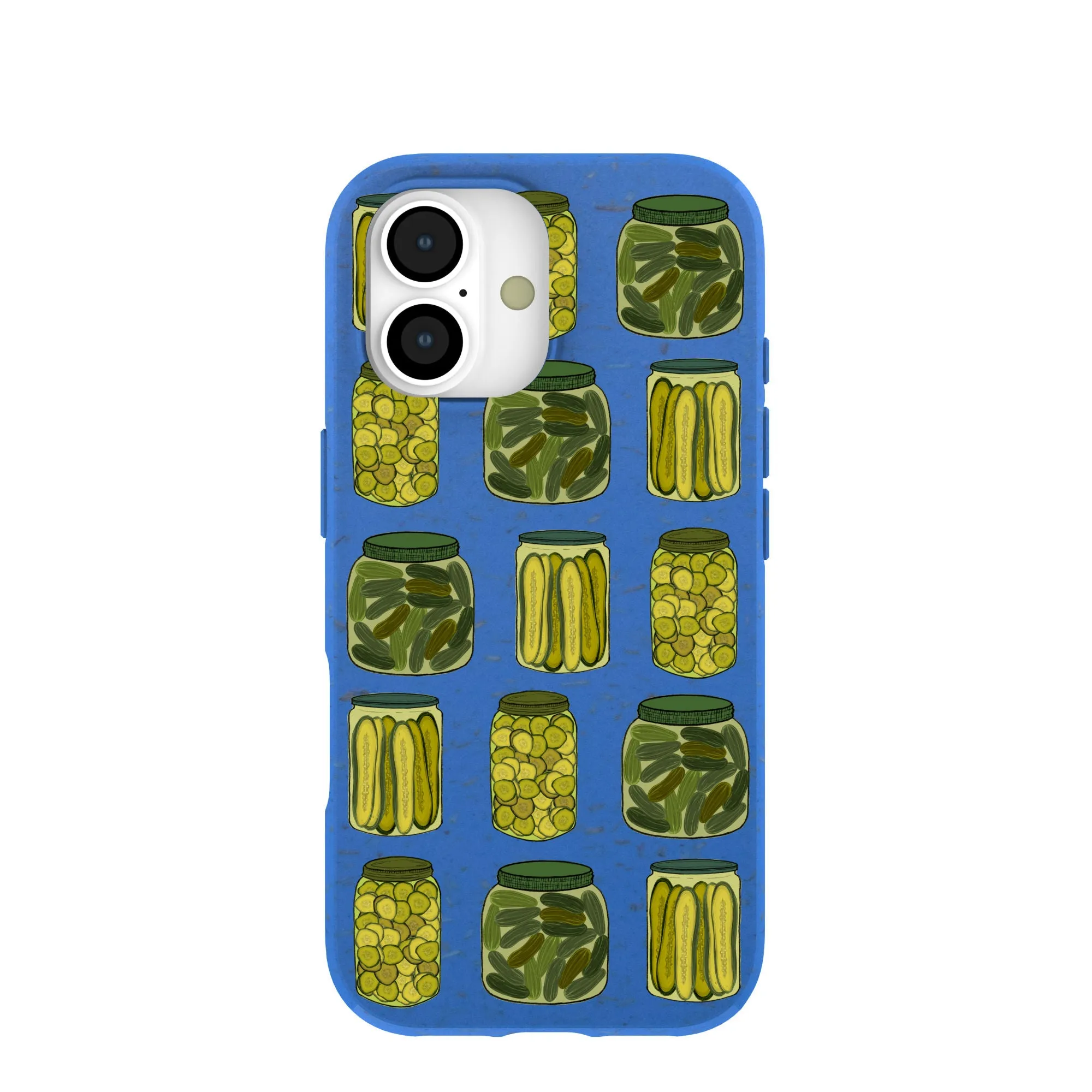 Electric Blue Pickling Pickles iPhone 17 Case Durable Design Comfort Feel