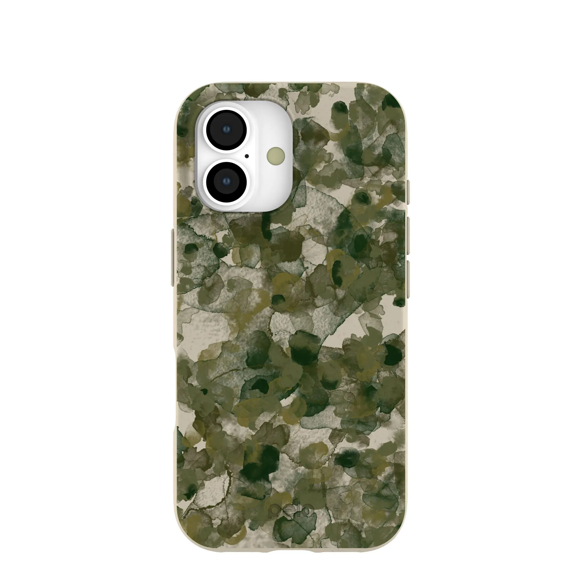 London Fog Foliage Camo iPhone 17 Case Strong material