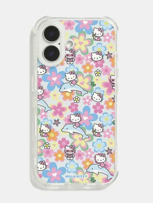 Hello Kitty x Skinnydip Beachy Print Shock iPhone Case Clear View Rugged Design Style