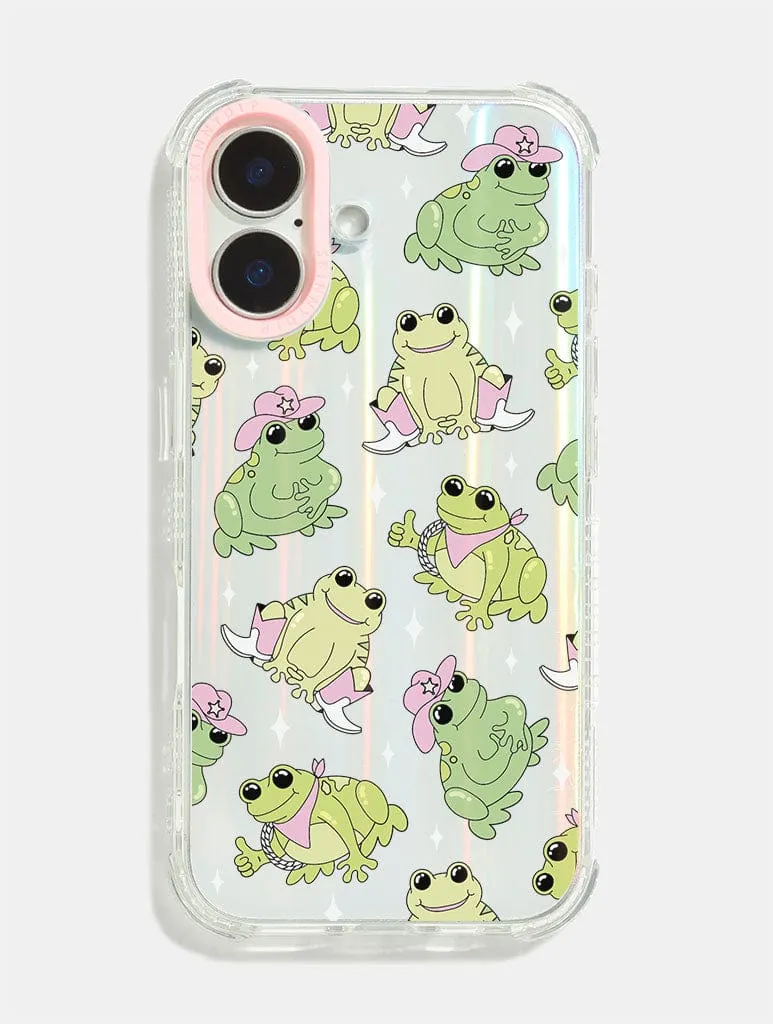 Anti scratch Glossy surface Cowboy Frog Shock iPhone Case