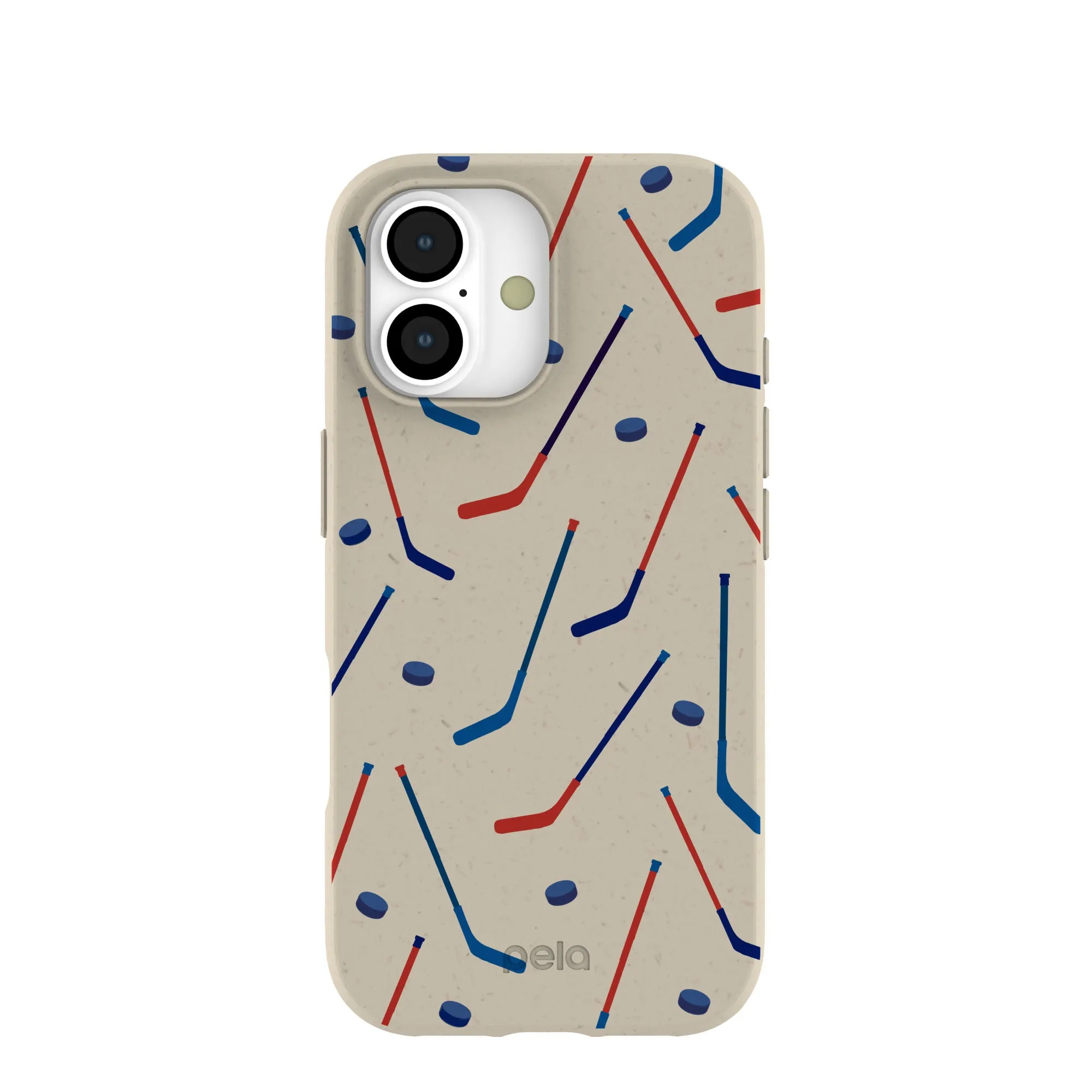 Stylish Finish Elegant Appearance London Fog Pucks and Sticks iPhone 17 Case