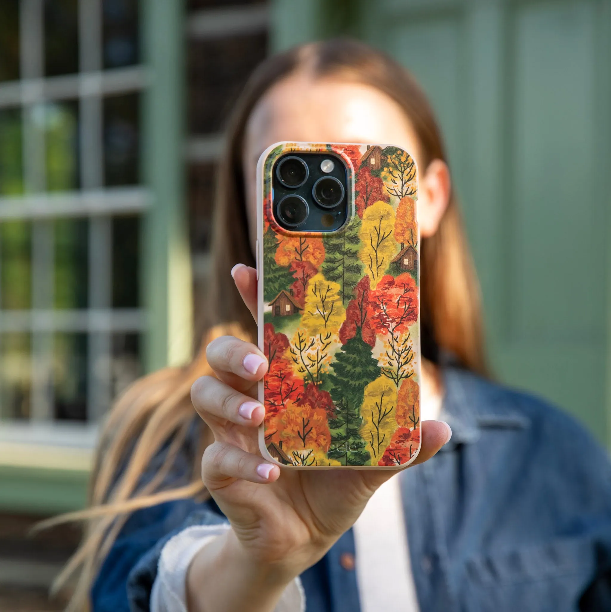 Protective Gear Seashell Cabins in the Woods iPhone 17 Case