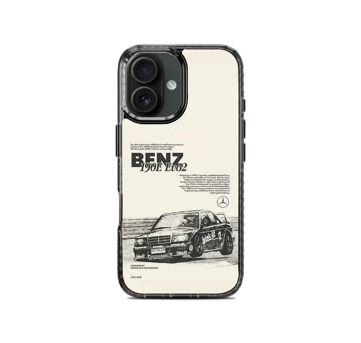 Benz 190E Cars Stride 2.0 Phone Case Cover Minimal Surface Layer