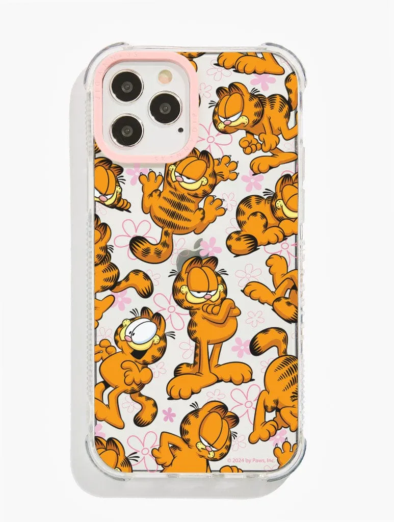 Garfield x Skinnydip Repeat Print Shock iPhone Case Smooth Grip