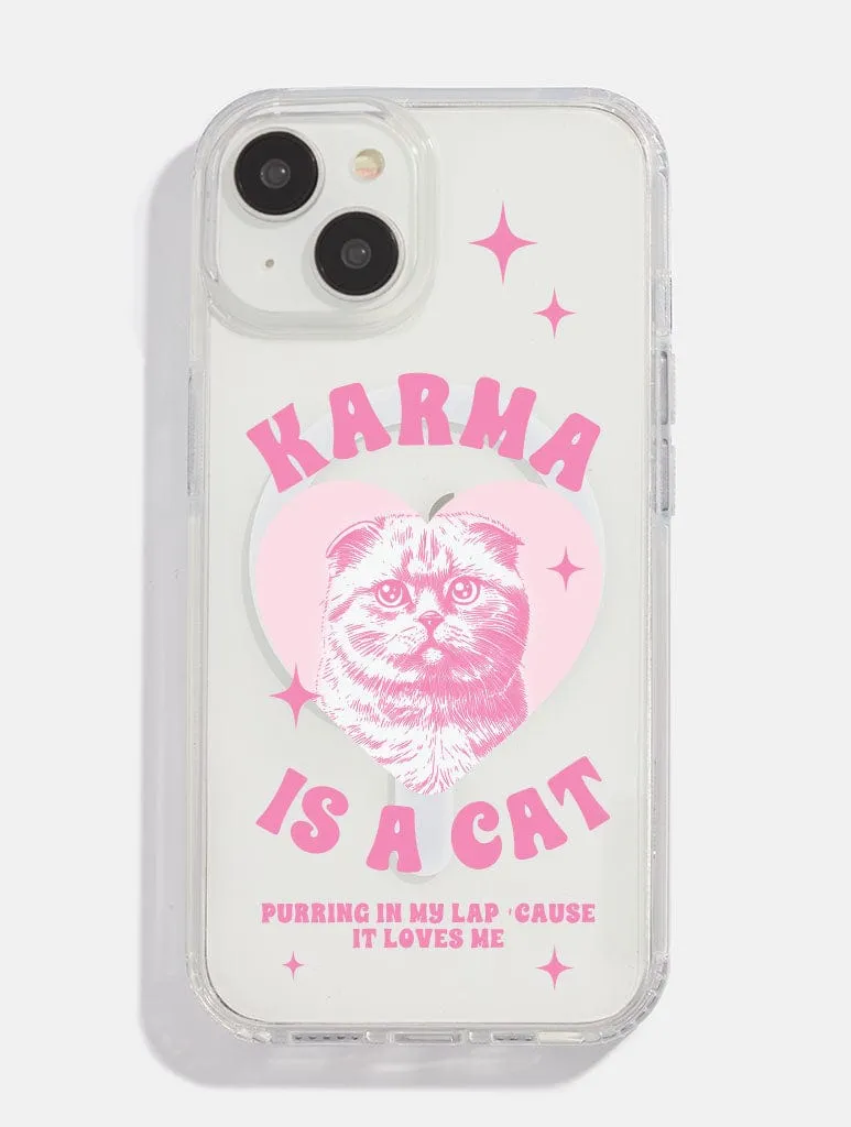 Light Touch Protective Gear Karma Cat MagSafe iPhone Case