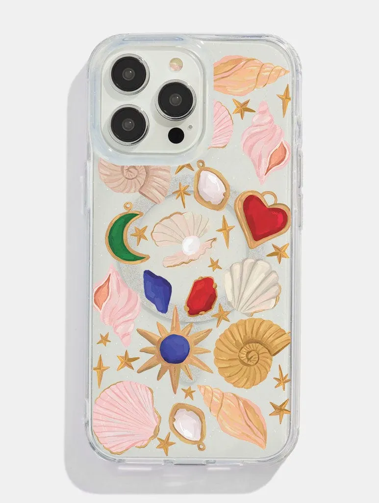 Clear Surface Elizabeth Rachael x Skinnydip Cosmic Shells MagSafe iPhone Case
