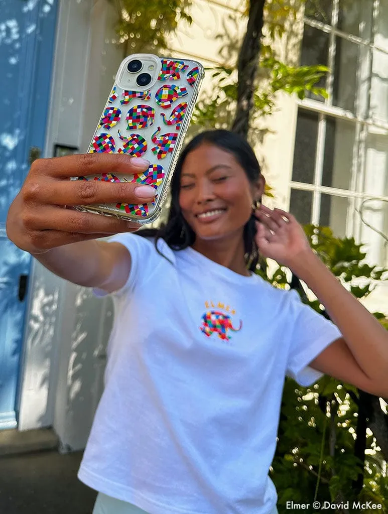 Stylish Finish Texture Elmer Repeat Shock iPhone Case