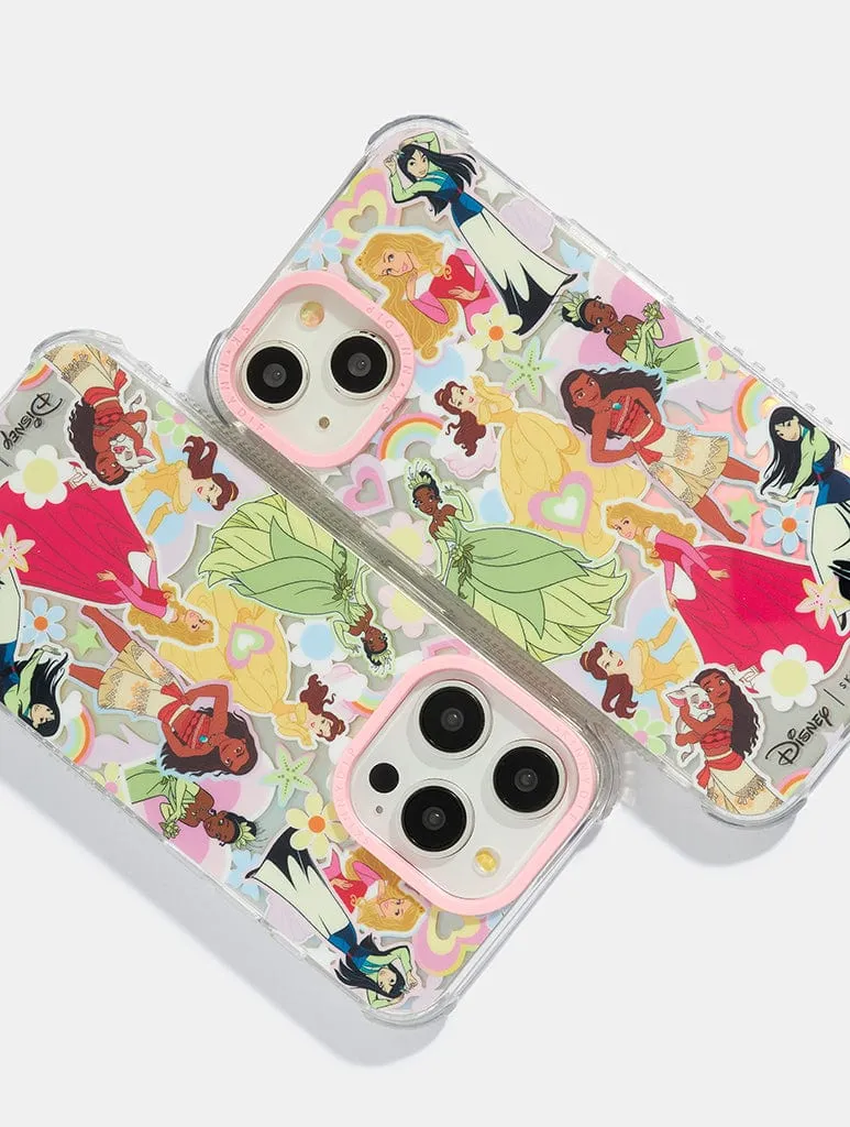 Disney Princess Rainbow Shock iPhone Case Non slip grip