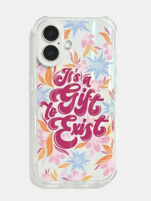 It's A Gift To Exist Shock iPhone Case Soft Protection Edge