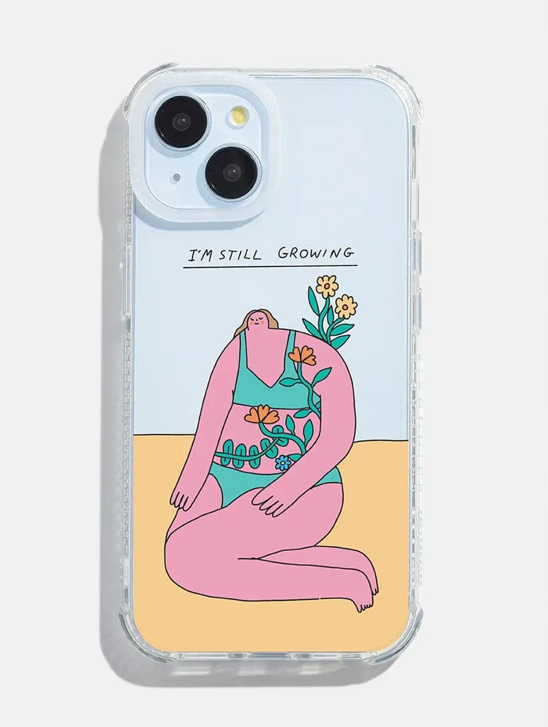 Fashion Design Fashion Statement Wednesday Holmes x Skinnydip I'm Still Growing Shock iPhone Case