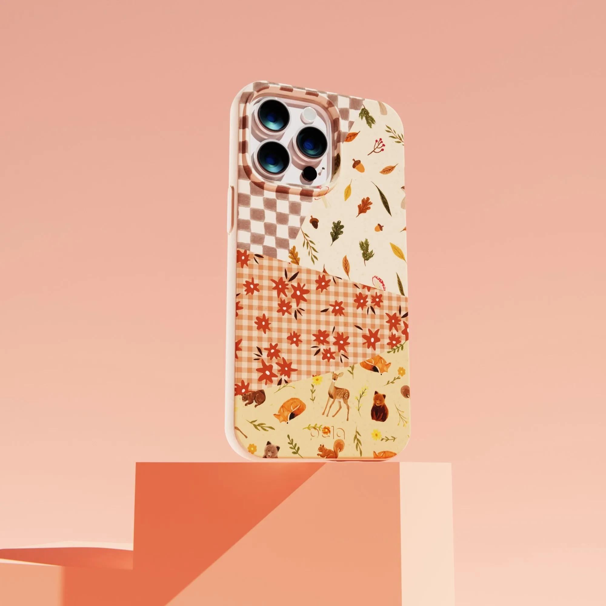 Soft Detail Phone Accessory Seashell Autumn Quilt iPhone 17 Case