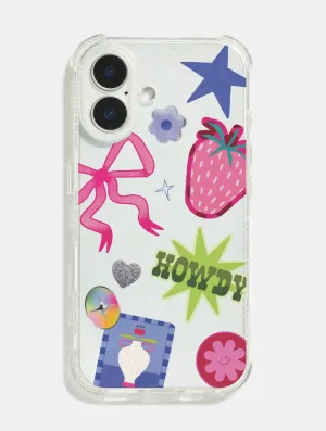 High gloss Versatile Design Maia Faddoul x Skinnydip Howdy Shock iPhone Case