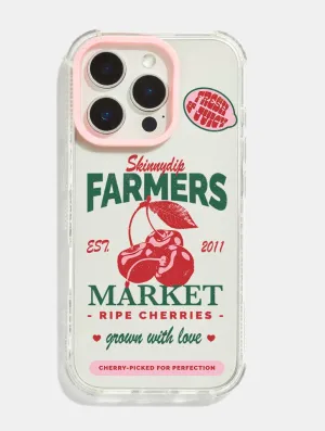 clean design Refined Pattern Farmers Market Shock iPhone Case