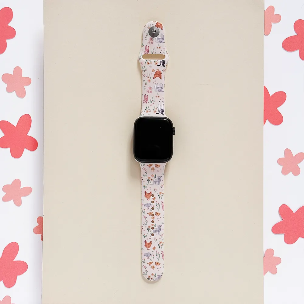 Farmyard Friends Apple Watch Strap All Day Durability
