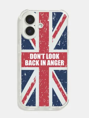 Don't Look Back In Anger Shock iPhone Case Shock Absorption Layer