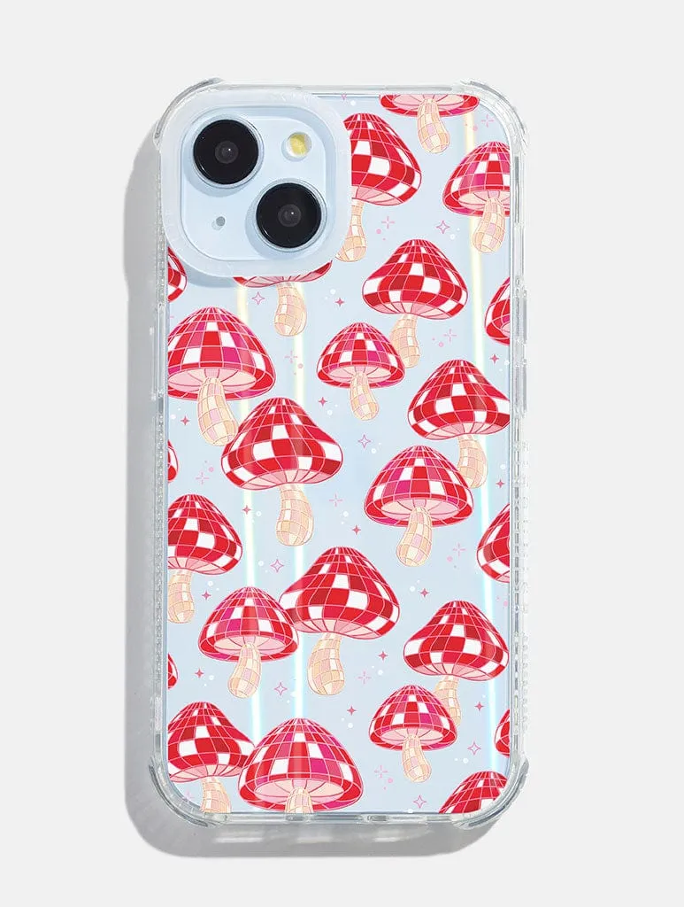 Disco Mushrooms Shock iPhone Case Protective Pattern