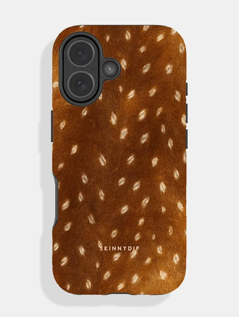 Waterproof Design Sleek Finish Fawn Print Ultra Protective iPhone Case