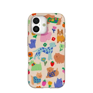 Soft Texture Seashell Pup Bloom iPhone 17 Case