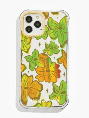 Crystal Finish Tactile Feel Ella Chandler x Skinnydip Dahlia Shock iPhone Case