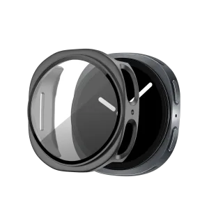 Bandz Samsung Galaxy Watch 8 - 44mm PC Cover with Glass (Titanium Grey) Hiking Impact Armor