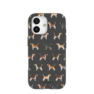 Portable Protection Black Beagle Buds iPhone 17 Case