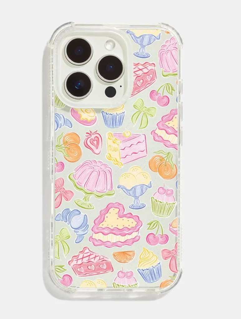 Simple Texture Sweet Treats Shock iPhone Case